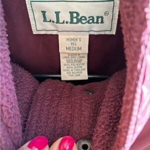 L.L. Bean Women's Medium Jacket in Deep Burgundy